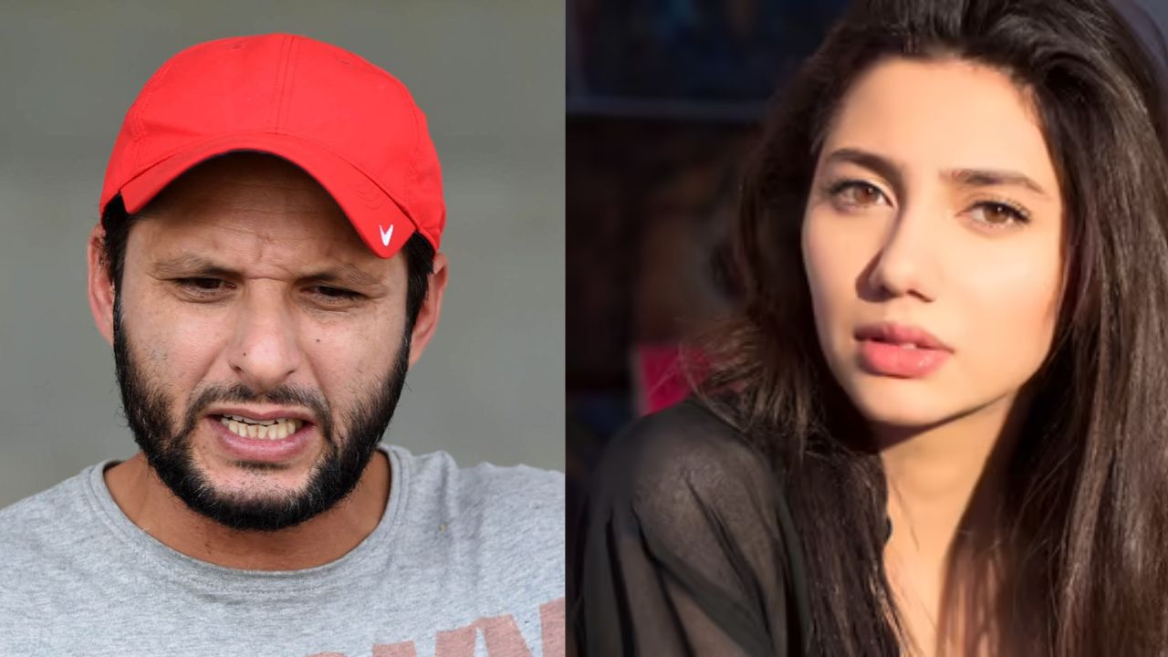 Shahid Afridi And Mahira Khan