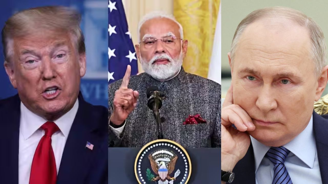 रशियाचा मोठा निर्णय! तेल खरेदीवर भारताला मिळणार 5 टक्के डिस्काउंट; ट्रम्पलाही दिलं उत्तर Donald Trump Pm Modi And Vladimir Putin