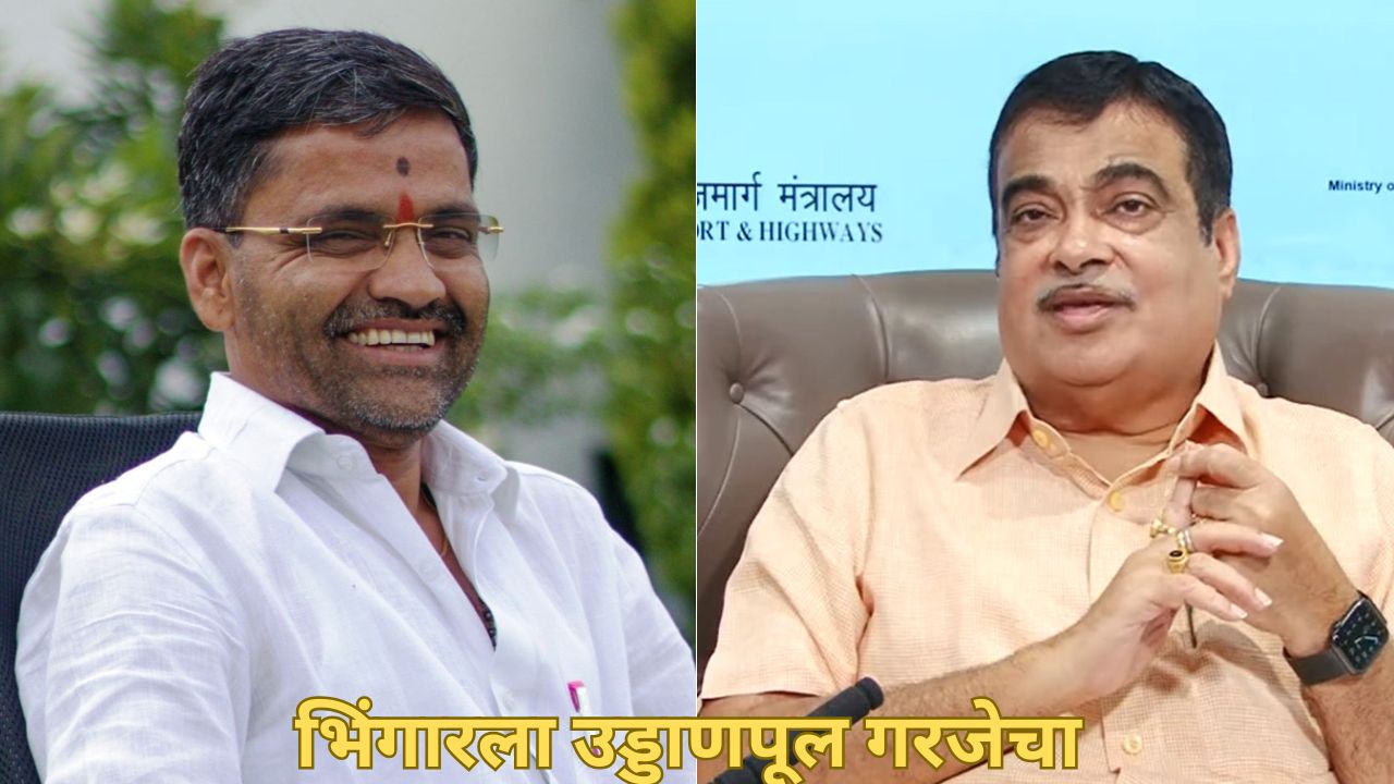 Nilesh Lanke And Nitin Gadkari