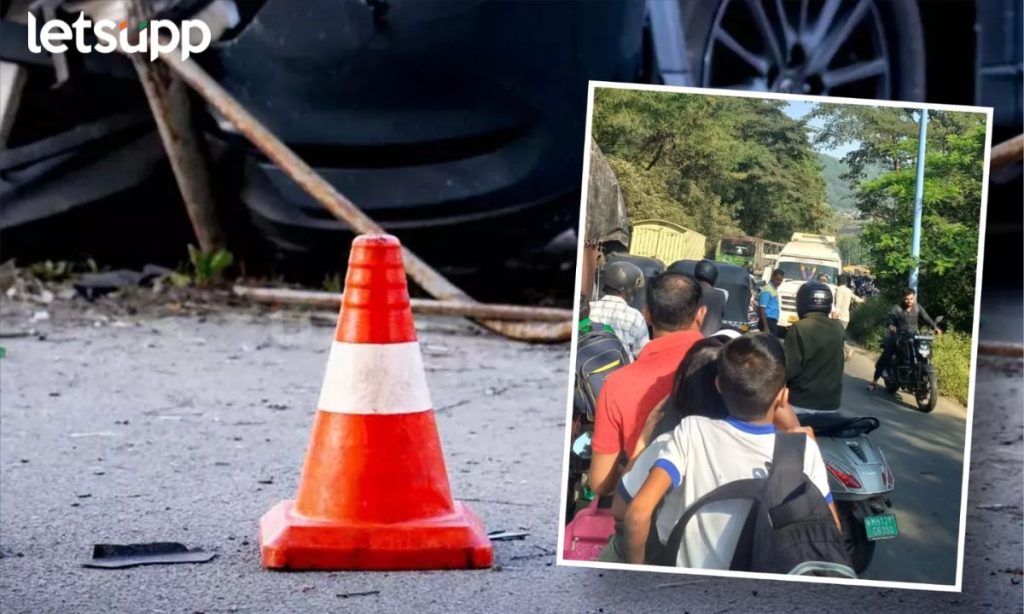 Accident At Old Katraj Ghat