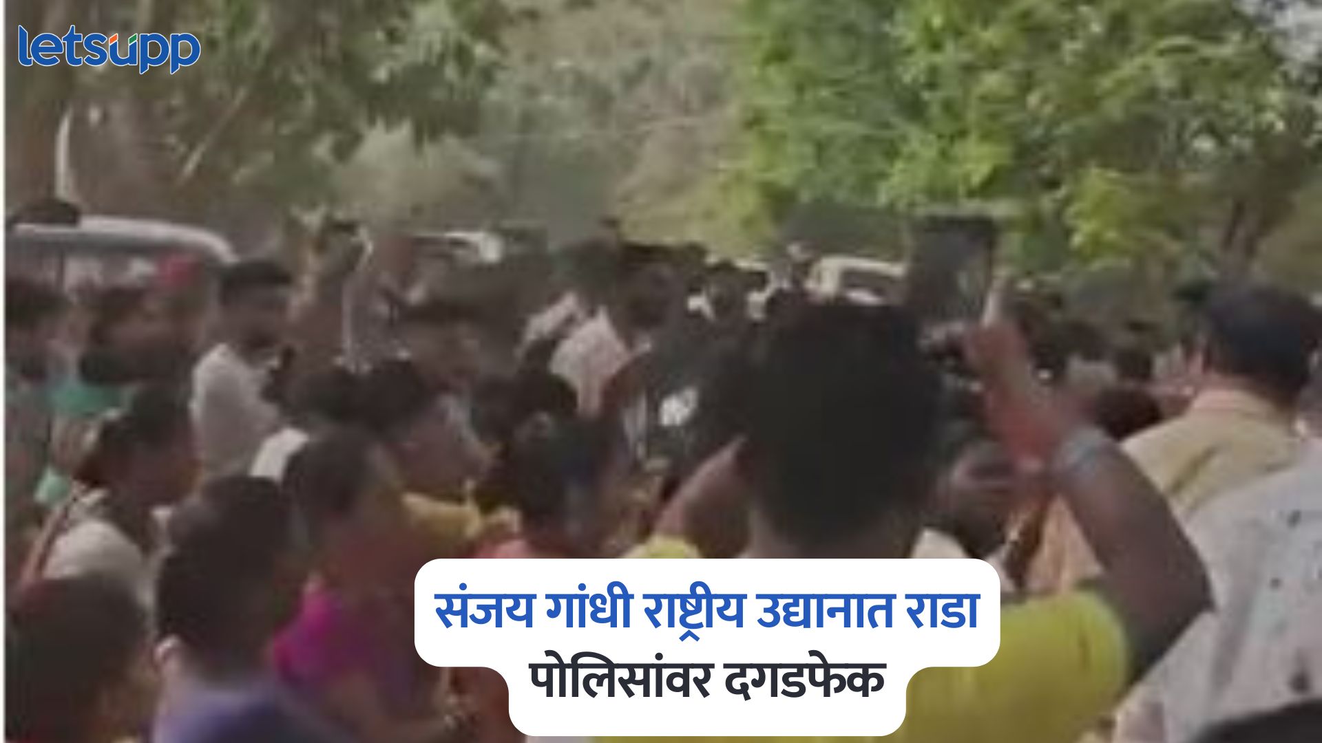 संजय गांधी राष्ट्रीय उद्यानात राडा, पोलिसांवर दगडफेक; नेमकं कारण काय? Sanjay Gandhi National Park