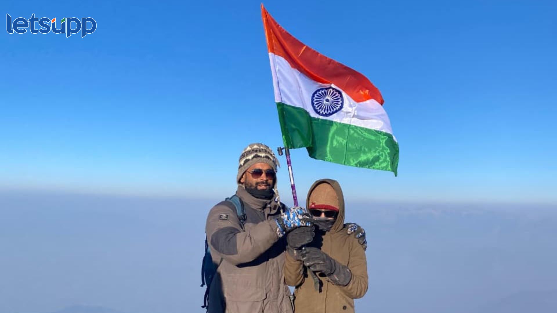 केदारकंठा शिखरावर “वंदे मातरम्”चा निनाद; उणे 10 अंश तापमानात 12,500 फूट उंचीवर देशप्रेमाचा गौरव Vande Mataram