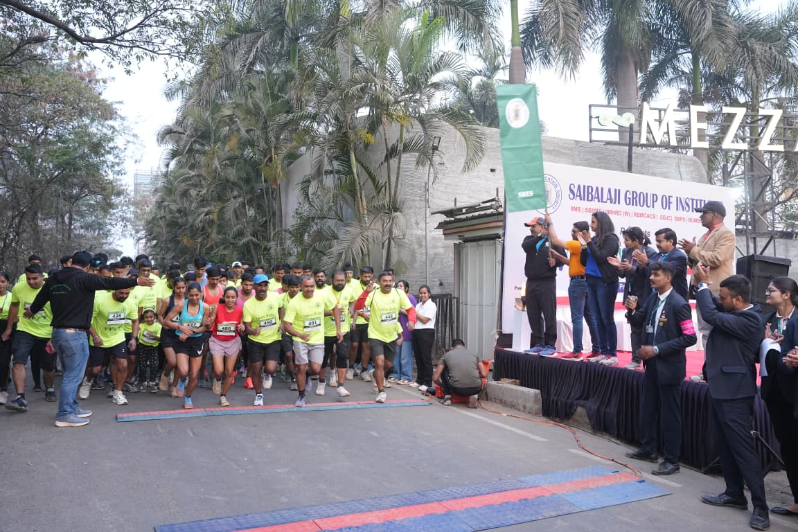 साईबालाजी ग्रुप ऑफ इन्स्टिट्यूट्स आयोजित VISTA 2K26 दुअथलॉन व मॅरेथॉन स्पर्धेला स्पर्धकांचा उत्स्फूर्त प्रतिसाद Balaji Group