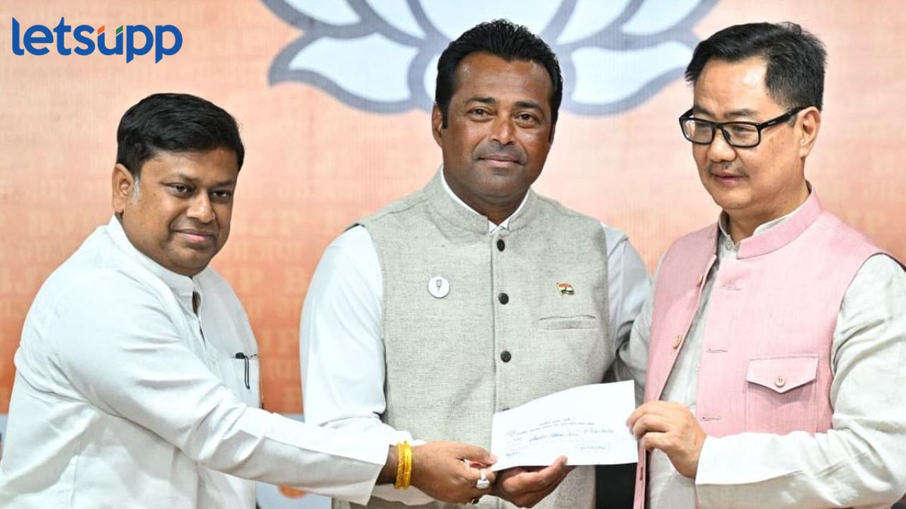 Tennis Legend Leander Paes Joins BJP