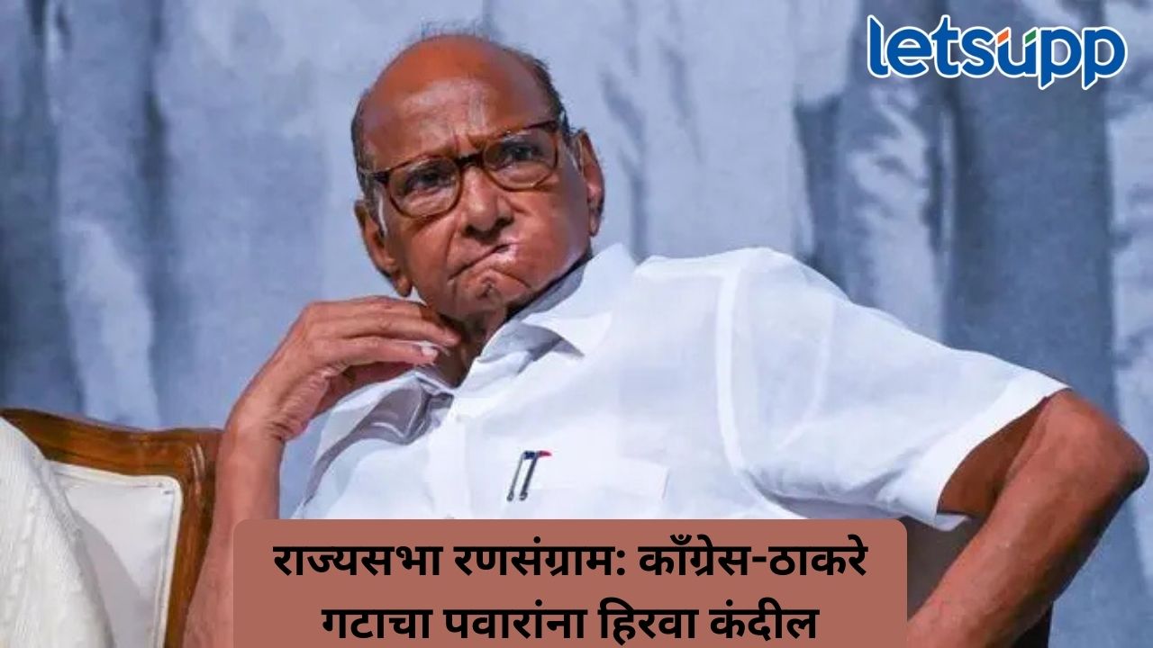 मविआचा आश्वासक चेहरा शरद पवारच; राज्यसभेसाठीसाठी तिन्ही पक्षांची पवारांनाच पसंती Untitled Design 129