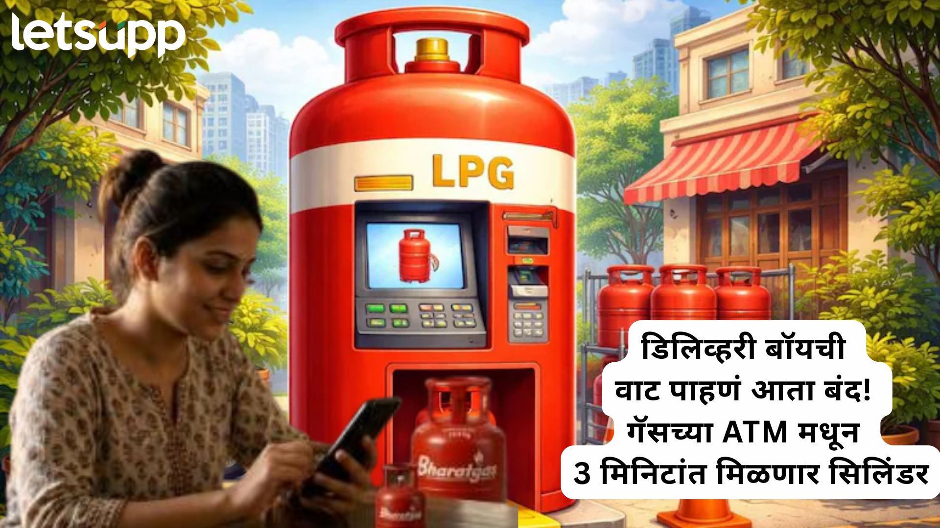 महिलांनो लक्ष द्या, गॅस सिलिंडरचं टेन्शन कायमचं मिटलं! आता ATM मशीनमधून मिळणार भरलेला गॅस