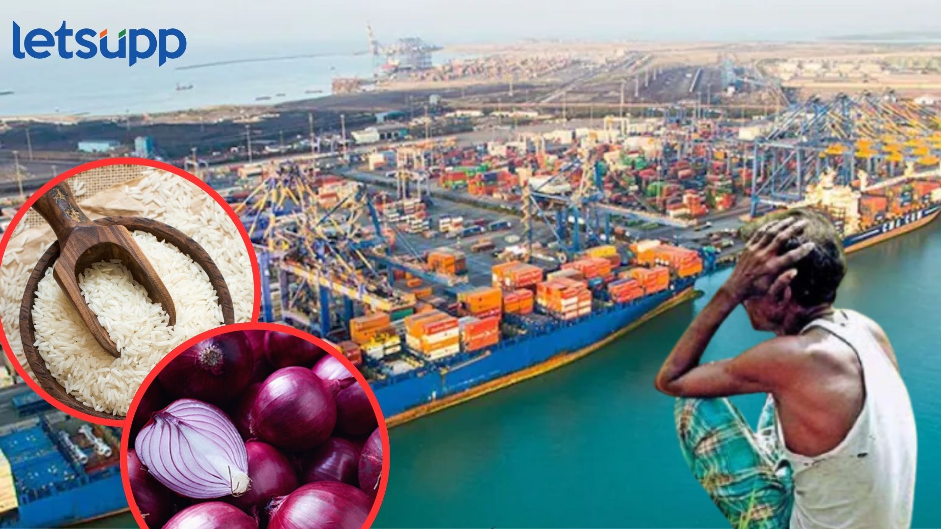 Middle East War : भारतीय बंदरांवर मोठी कोंडी; 4 लाख टन बासमती अन् 5 हजार टन कांदा अडकला