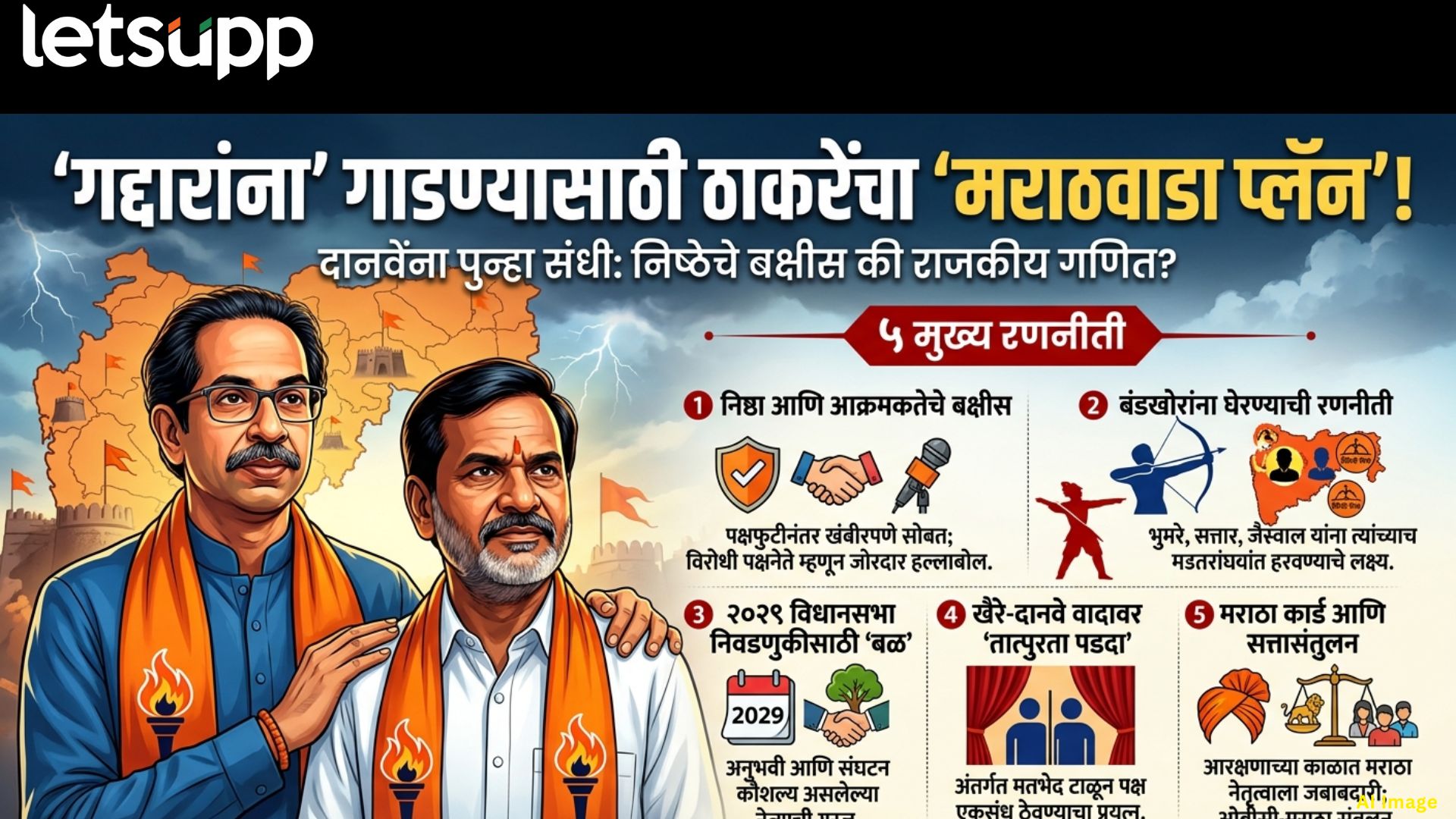 Ambadas Danve : 'गद्दारांना' गाडण्यासाठी ठाकरेंचा 'मराठवाडा प्लॅन'; दानवेंच्या उमेदवारी 5 मोठी कारणं!