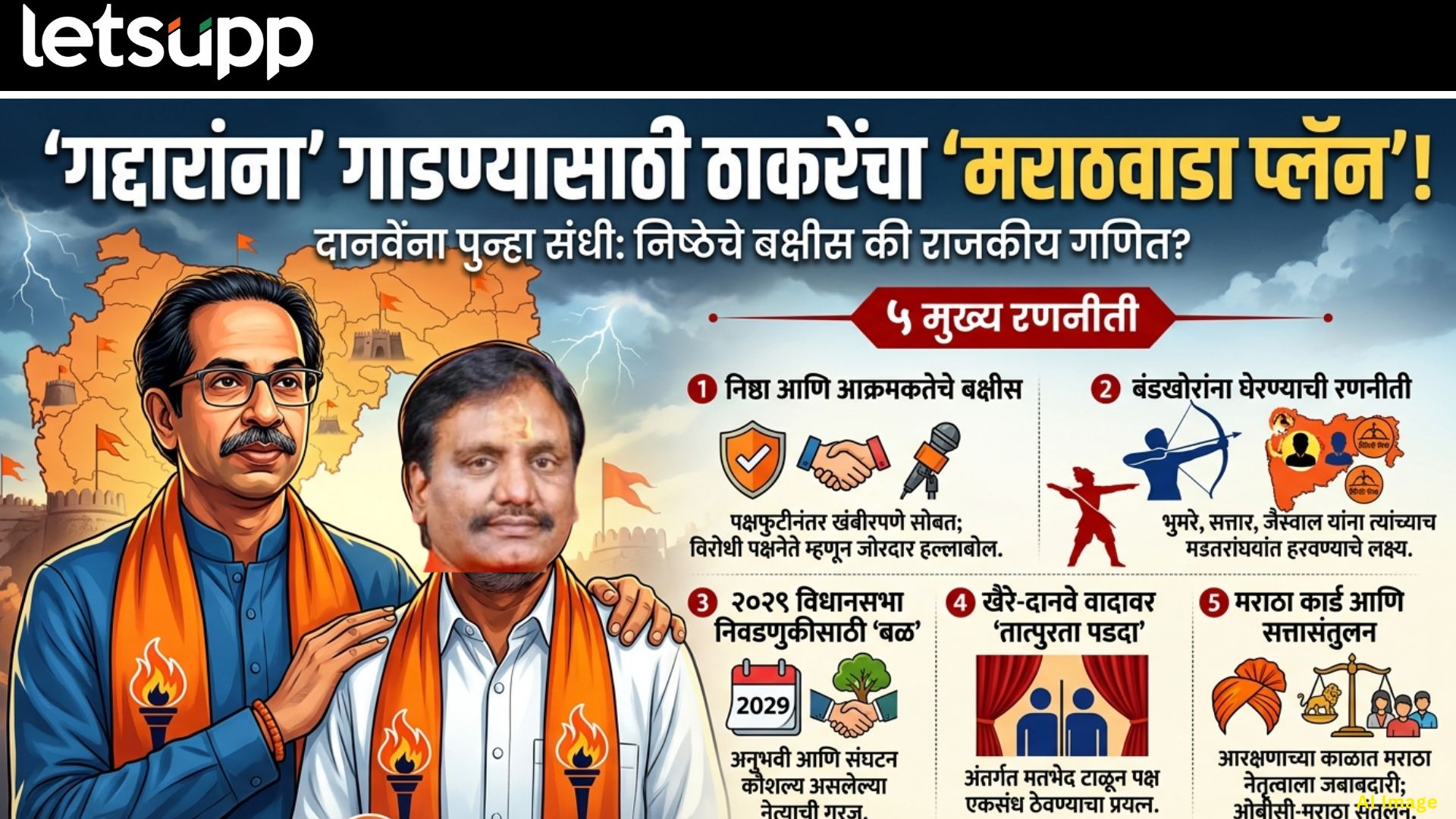 Ambadas Danve : 'गद्दारांना' गाडण्यासाठी ठाकरेंचा 'मराठवाडा प्लॅन'; दानवेंच्या उमेदवारीची 5 मोठी कारणं!