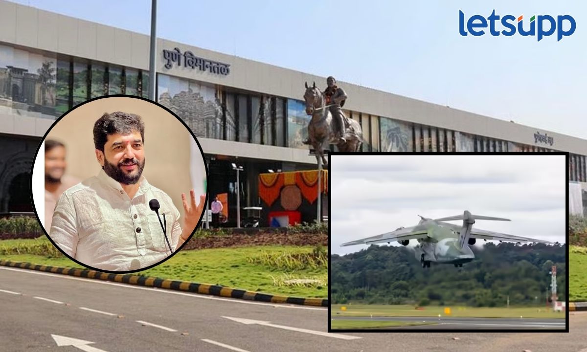 Plane Crashes At Pune Airport