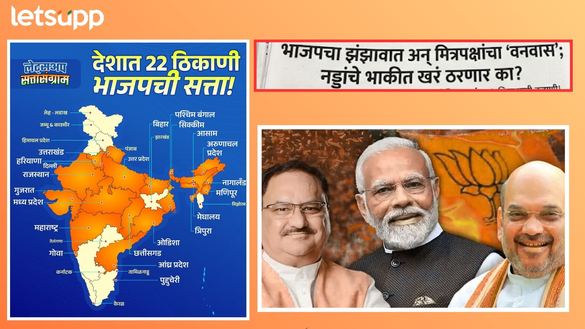 बंगालचा निकाल लागताच नड्डांचे विधान चर्चेत; भाजपने आतापर्यंत किती प्रादेशिक पक्षांना संपवलं?