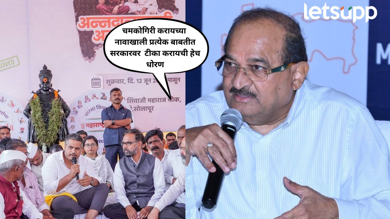 रोहित पवारांचे शेतकऱ्यांसाठी आंदोलन म्हणजे ‘चमकोगिरी’, मंत्री विखेंची जोरदार टीका Radhkrishna Vikhe Patil On Rohit Pawar