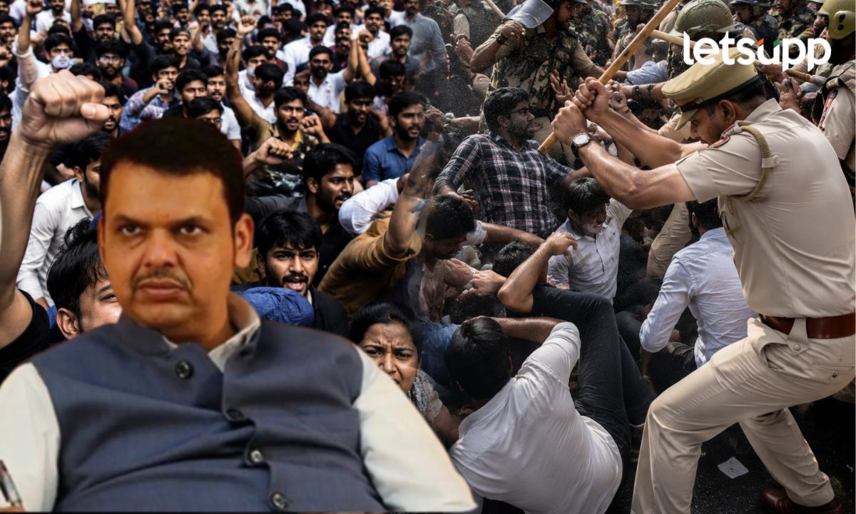 Fadnavis Suspects Delhi Protest
