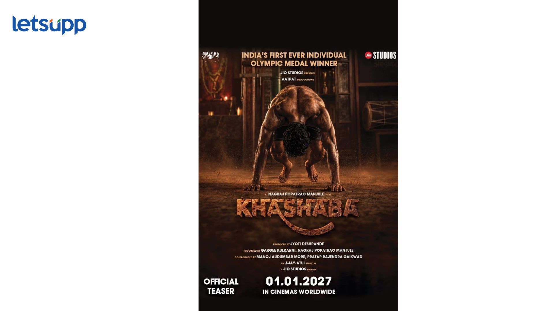 नागराज मंजुळे दिग्दर्शित ‘खाशाबा’ चा दमदार टीझर आऊट, ‘या’ दिवशी जगभरात प्रदर्शित होणार चित्रपट Khashaba