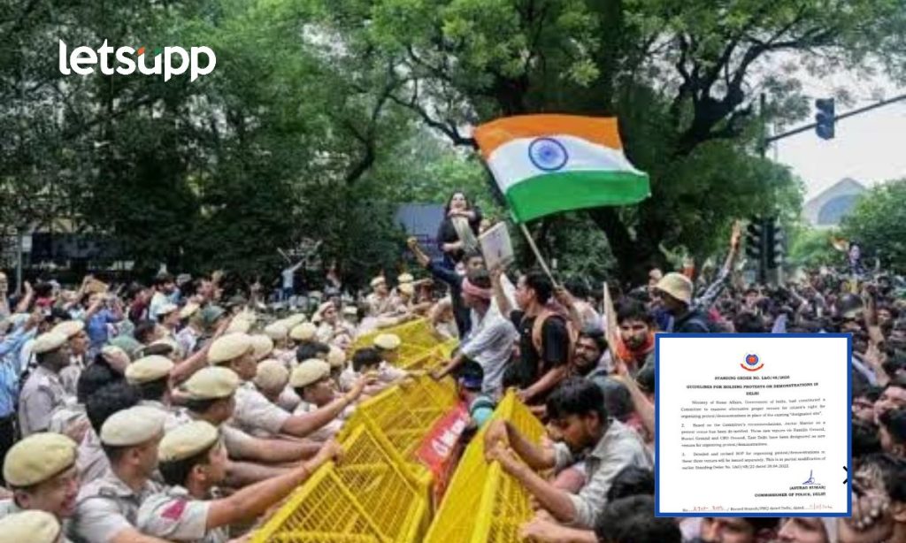 Delhi Police Excluded Jantar Mantar From List Of Designated Protest Sites