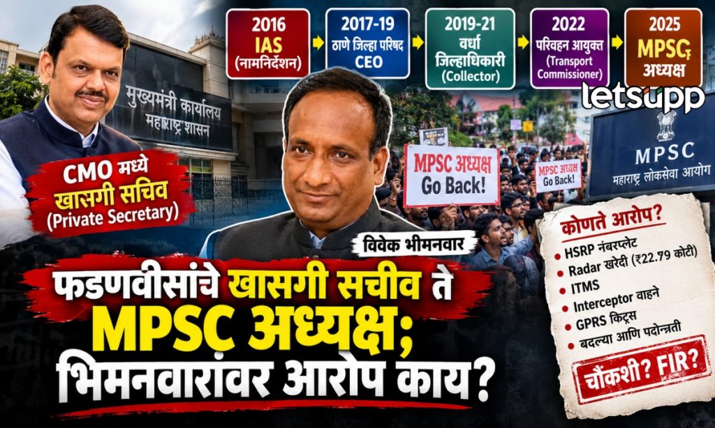 Vivek Bhimanwar MPSC Chairman Controversy
