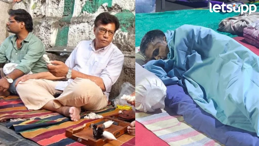 Rajendra Pawar And Rohit Pawar
